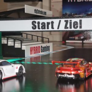 Start-Ziel-Brücke kompatibel mit Carrera HYBRID Bahnen